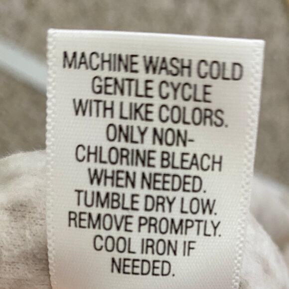 Simply Vera Womens Lounge Set Size XL Cream Gray Cozy Pajamas Soft - Picture 8 of 11